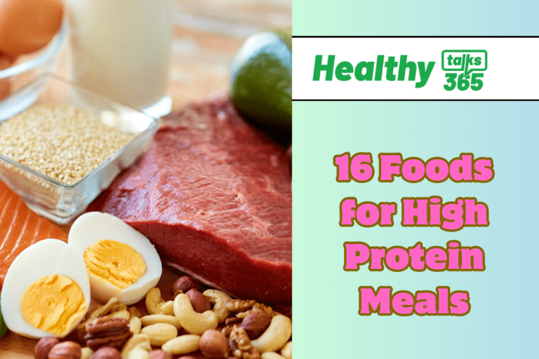 16 Foods for High Protein Meals