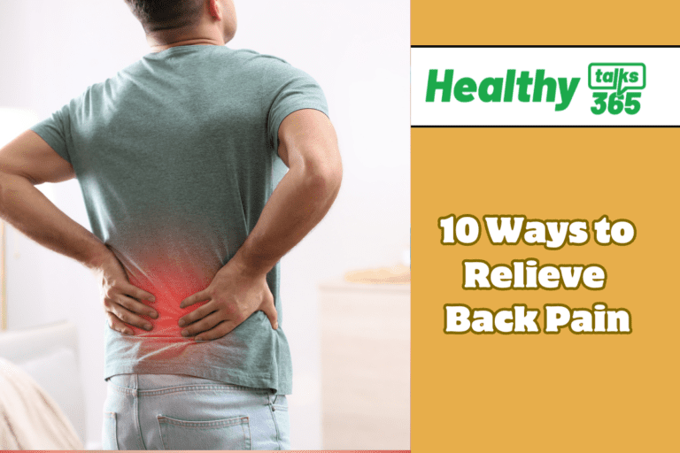 10 Ways to Relieve Back Pain